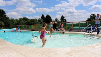 Indoor pool, seasonal outdoor pool