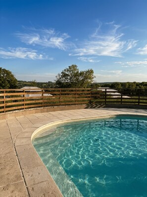 Indoor pool, seasonal outdoor pool
