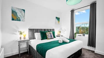 1 Schlafzimmer, Bügeleisen/Bügelbrett, kostenloses WLAN, Bettwäsche