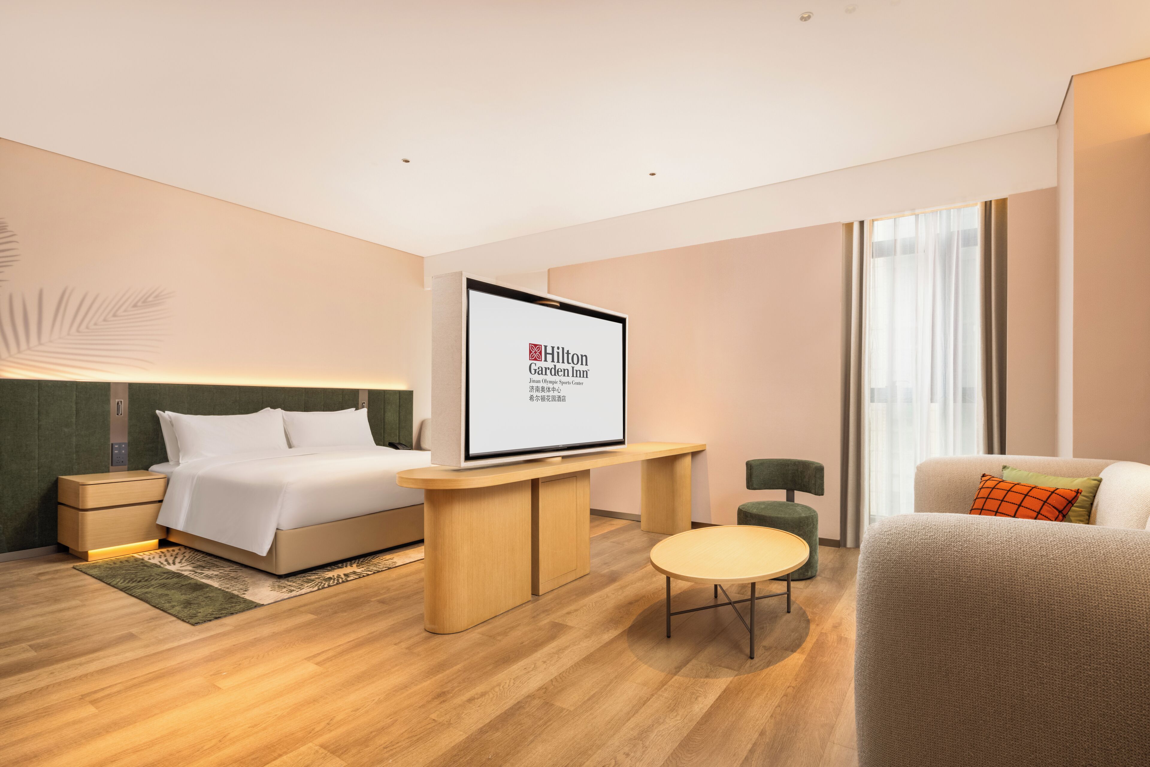 Family Room, 1 King Bed | Living area | 65-inch TV with cable channels