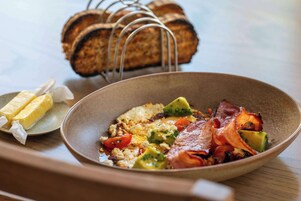 Daily buffet breakfast for a fee