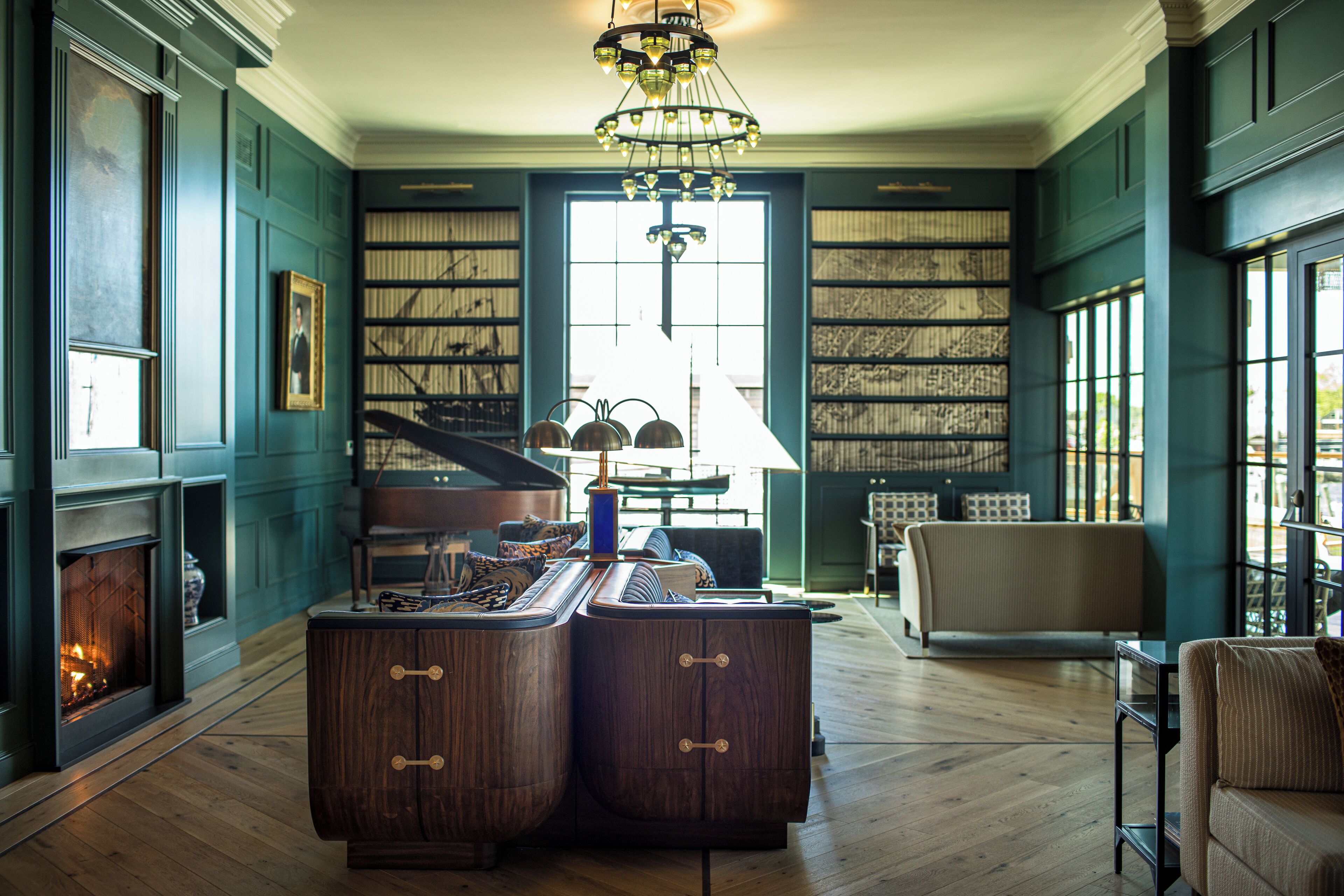 Sala de estar en el lobby