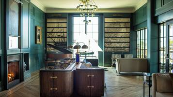 Sala de estar en el lobby