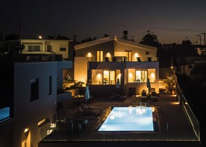 Outdoor pool - Welcome to our new villa ''Olive'' which offers magnificent views and beauty. (Heraklion)