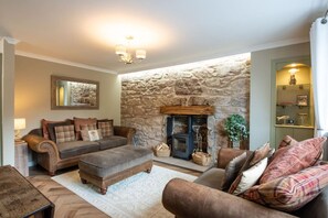 TV connectée, cheminée