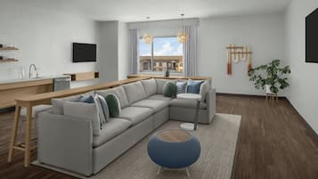 TV connectée de 55 pouces avec chaînes par câble, Netflix
