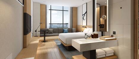 免費迷你吧、免費無線上網、床單