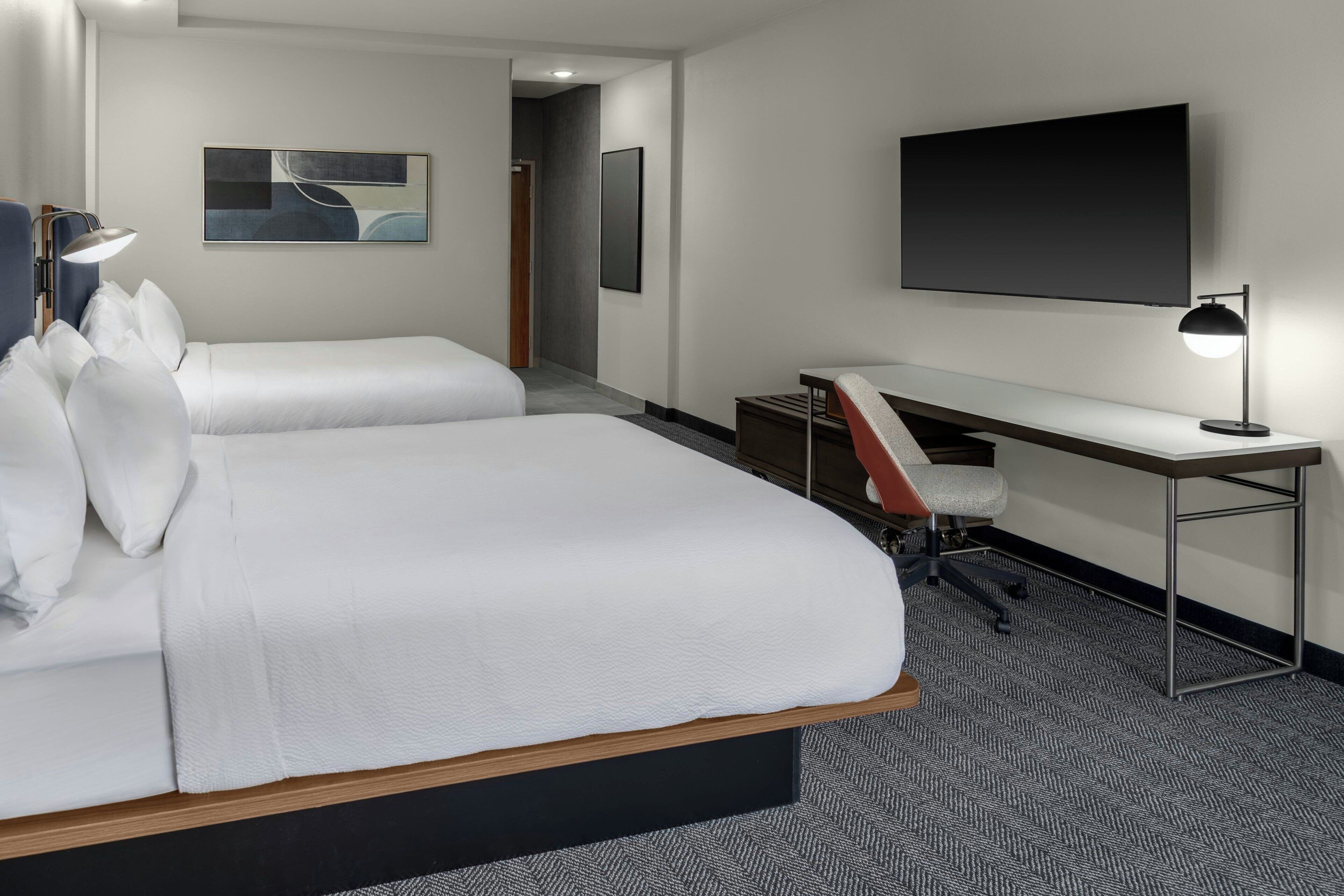 Quarto, 2 camas Queen | Wi-Fi de cortesia