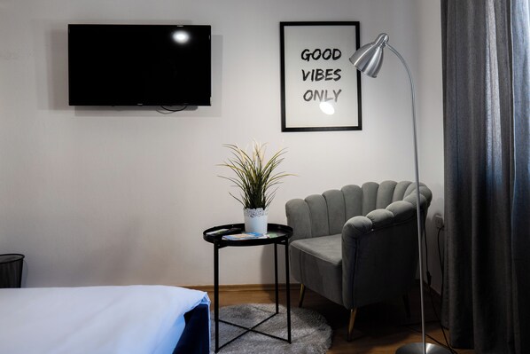 1 غرفة نوم ومكواة/لوح كي وواي فاي مجانًا وملاءات أسرّة