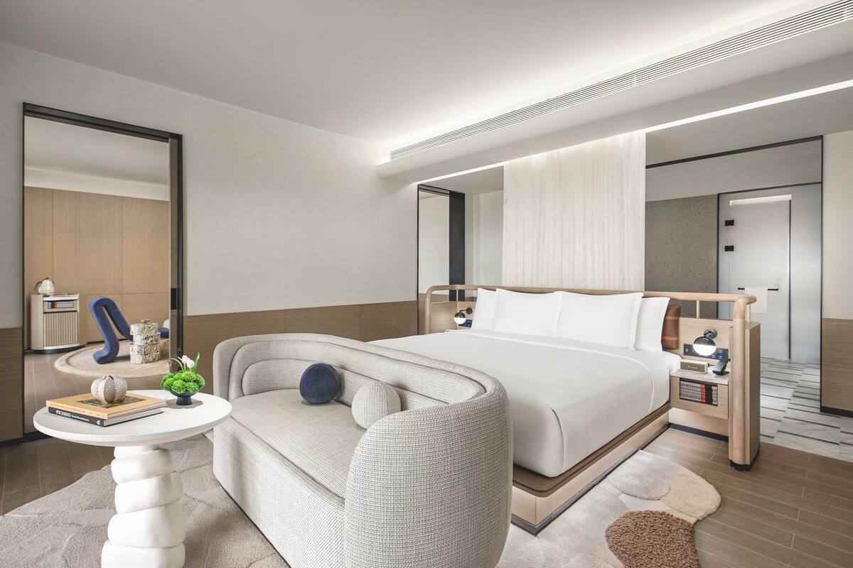 Suite, 1 dormitori, vistes a l'oceà | Bressols gratuïts, wifi gratuïta i roba de llit 