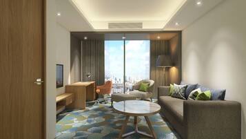Suite, 1 Bedroom, Kitchenette (Dining) | Peralatan tempat tidur premium, peti besi dalam bilik, meja