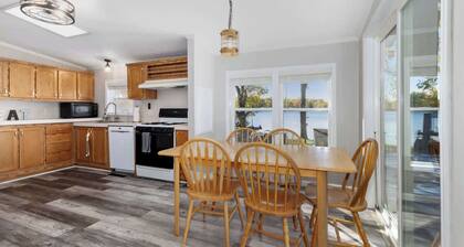 Lakefront Home with Dock, Firepit & Private Deck