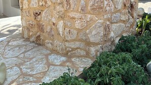 Comfort Apartment, Courtyard View | Terrace/patio - IRIS' Garden Retreat (Corinth)