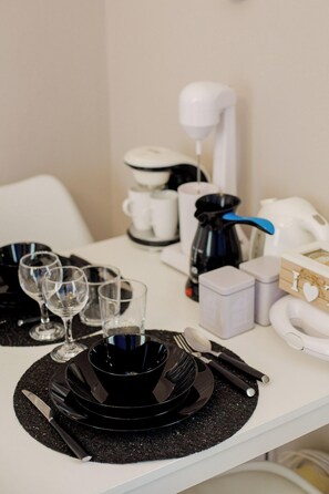 Comfort Apartment, Courtyard View | Dining room - IRIS' Garden Retreat (Corinth)