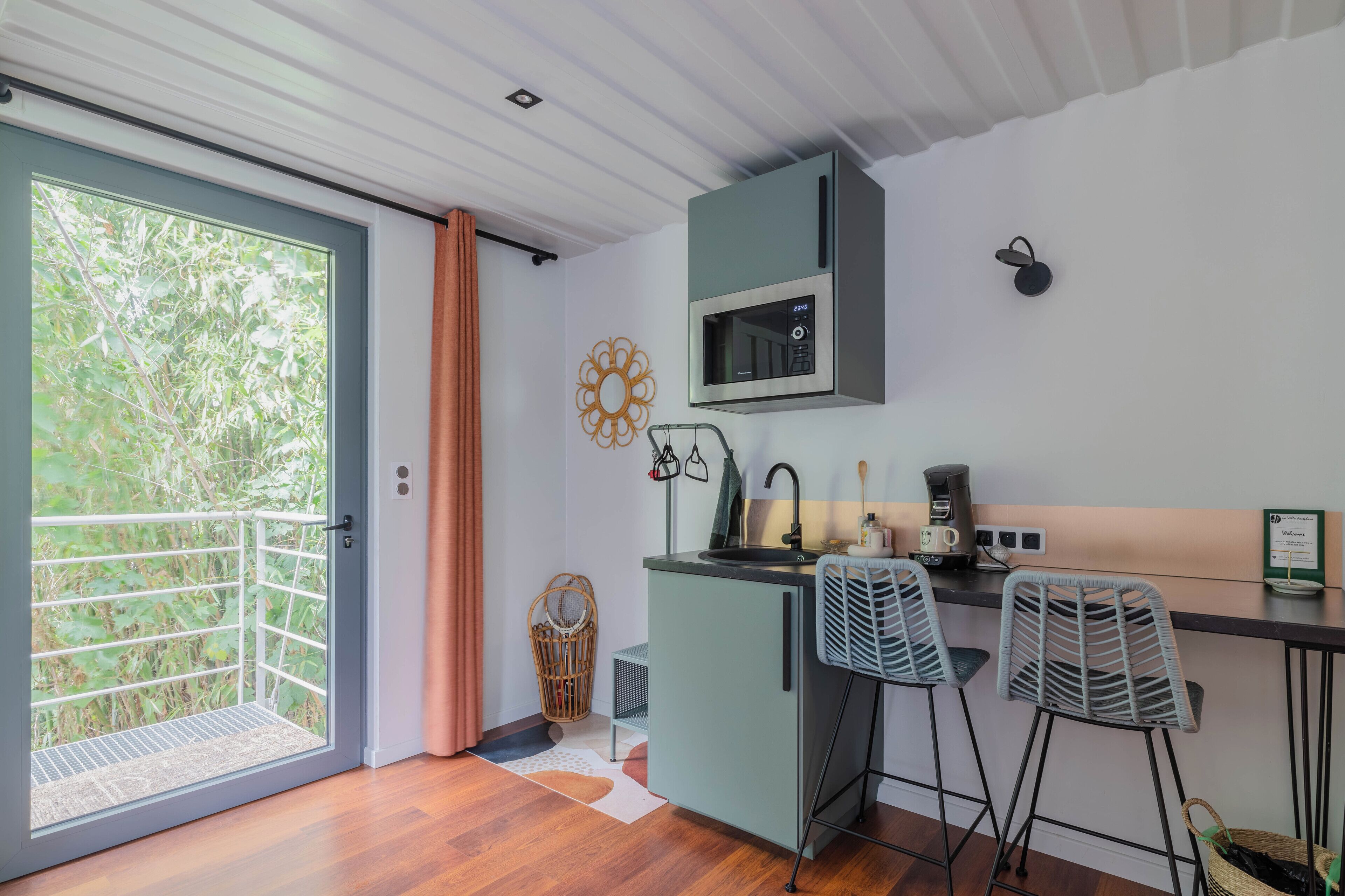 Studio Exclusif, vue jardin, en mezzanine