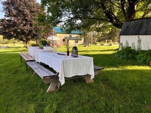 Opções para refeição ao ar livre