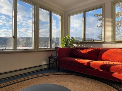 Modern Catskills Farmhouse on 26 Private Acres: Views, Trails & Fire Pit