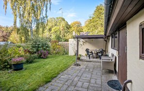 Outdoor dining - 2 bedroom awesome home in Haarby (Haarby)