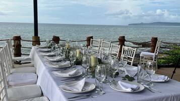 Udendørs banketområde