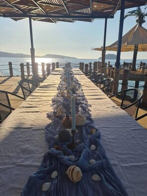 Espace banquet en plein air