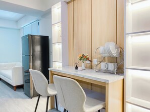 Deluxe-Apartment | Esszimmer