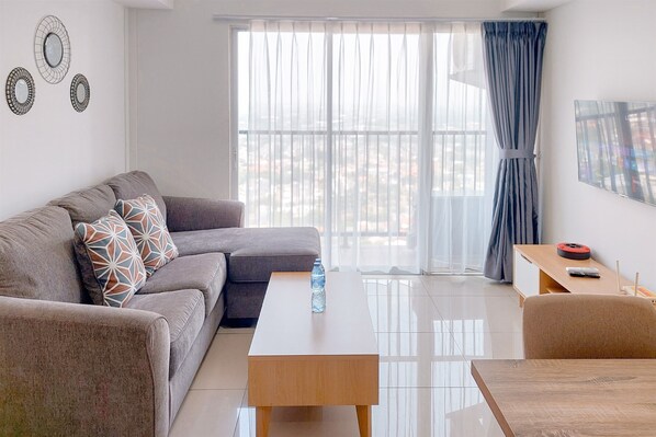 Deluxe Apartment | Living area - Comfy 1Br Apartment At Tamansari Bintaro Mansion (South Tangerang)