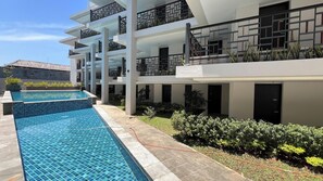 Outdoor pool - Modern Look Studio (No Kitchen) Apartment At Skales Residence Nusa Dua Bali (Nusa Dua)