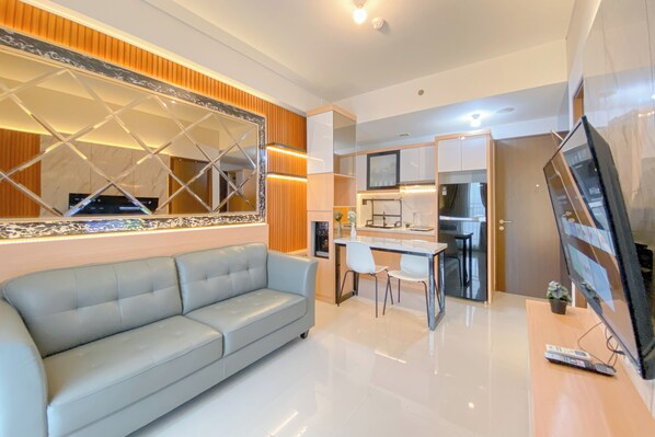 디럭스 아파트 | 거실 공간