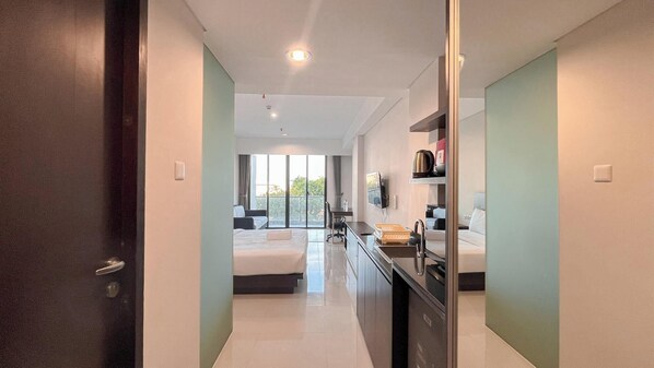 Deluxe Studio | Desk - Beautifully Designed Studio (No Kitchen) Apartment At Skales Residence Nusa Dua Bali (Nusa Dua)