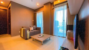 Departamento Deluxe | Área de sala de estar