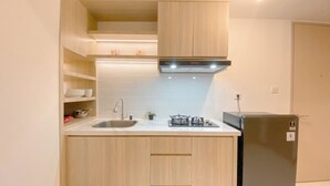 豪華公寓 | 私人廚房 | 雪櫃、爐具、電飯煲、餐桌