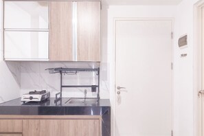 Deluxe Apartment | Private kitchen - Good And Homey 2Br Apartment Urban Heights Residence (South Tangerang)