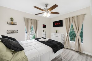 5 slaapkamers, een bureau, gratis wifi