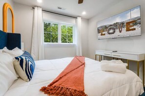 5 habitaciones, tabla de planchar con plancha y wifi gratis 