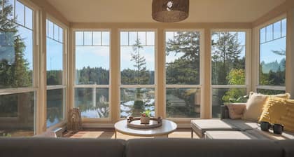 Serene Lake View Retreat + Fish Prep Lodge