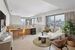 Habitación ejecutiva, 1 cama King size | Vista a la ciudad