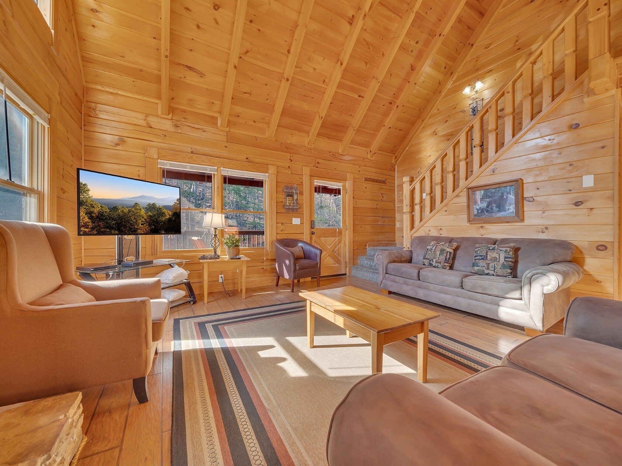 Cabana, 5 quartos | Área de estar | Smart TV