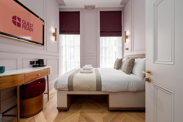 1 Schlafzimmer, Schreibtisch, Internetzugang, Bettwäsche