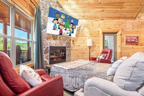 Téléviseur à écran plat, foyer