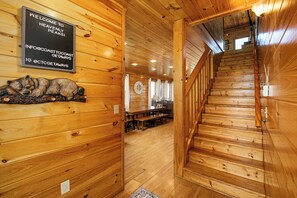 Interior - Stunning views! 6-bedroom cabin w/arcade, pool table, hot tub, foosball & more! (Sevierville)