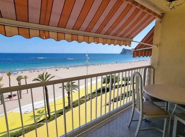 Blick von der Unterkunft