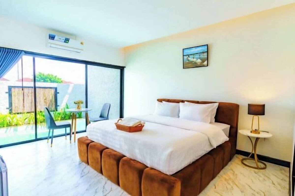 1 slaapkamer, een bureau, gratis wifi, beddengoed