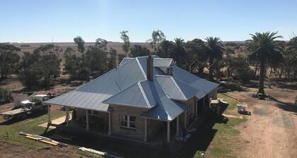 Forgotten Paddock Farmstay. Two bedrooms, a bathroom plus a lounge/dining room.