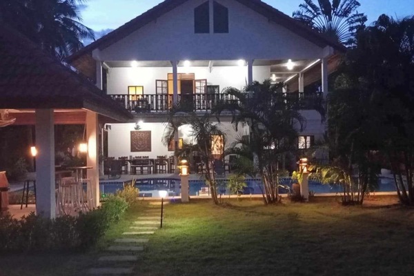 Front of property - evening/night