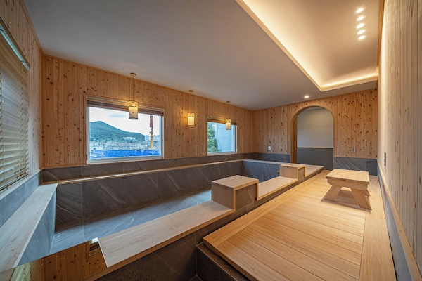 Garden Suite - Ocean Pool Villa (Hot water fee extra) | Bathroom | Hair dryer, bathrobes, slippers, bidet