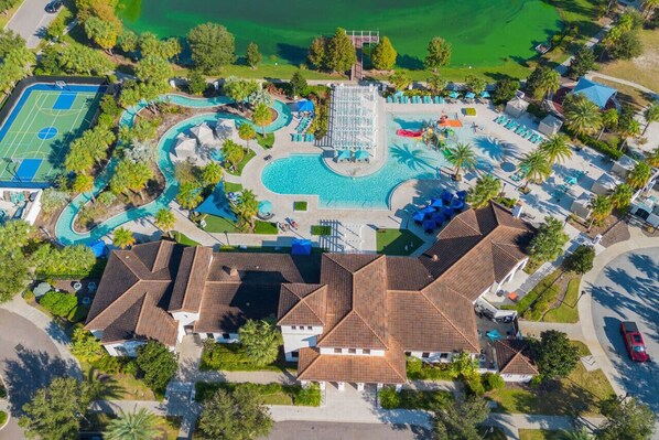 Exterior - Luxury 5BDR House w/ pool - 8863 (Kissimmee)