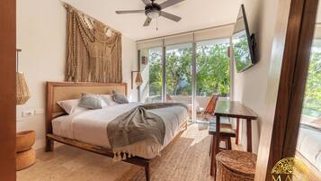 2 habitaciones, caja de seguridad en la habitación y cortinas blackout