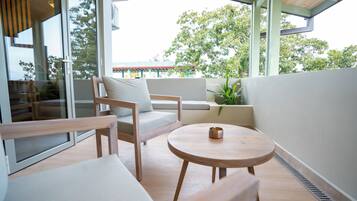Luxury Suite 1, Ocean View | Terraço/pátio
