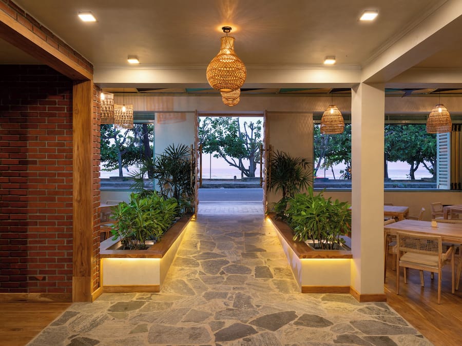 Interior entrance