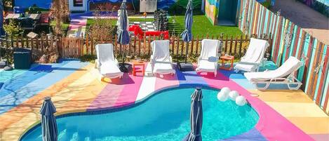 Una piscina riscaldata